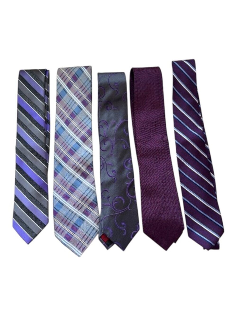 Bundle-Men's Ties: Bibas, Calvin Klein, Alfani, Stafford, A[x]ist  Multicolor